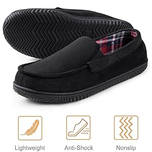  SLIPPER メンズ Amazon.com | RockDove Men's Alexander Flannel Lined Loafer